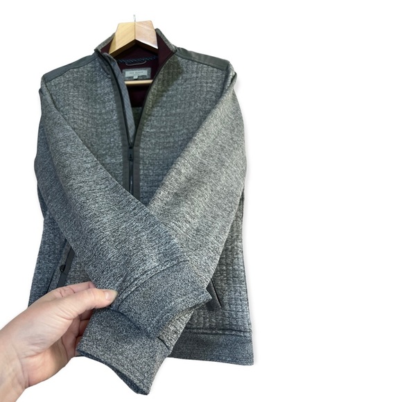 Ted Baker London Men’s Full Zip Whooty Grey Quilted Jacket, Size 4 (US Large) - Picture 5 of 11